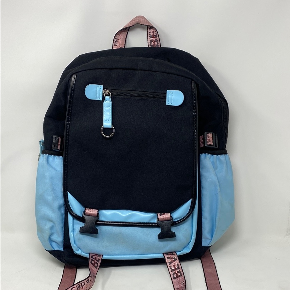 Stylish Black and Blue Backpack
